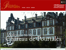 Tablet Screenshot of chateau-pourtales.eu